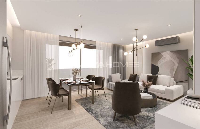 شقق حديثة في مجمع فاخر مع مرافق غنية في أنطاليا أكسو ألتيناش 7