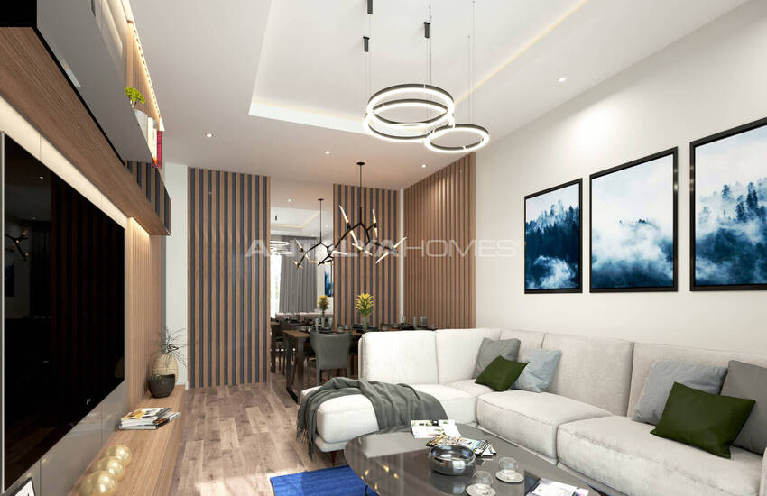 Квартиры в Комплексе с Крытым Паркингом в Анталии, Алтынташ 6