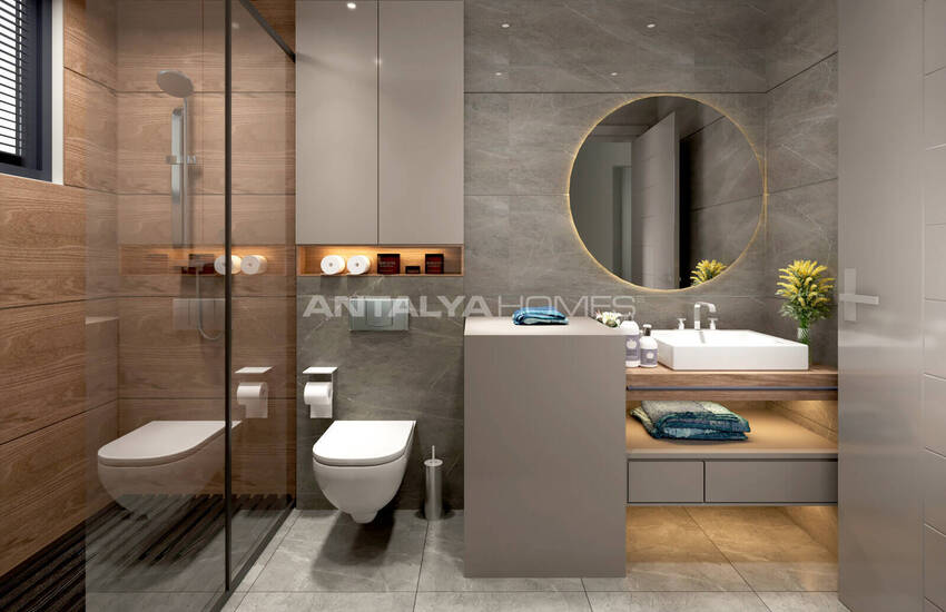 Квартиры в Комплексе с Крытым Паркингом в Анталии, Алтынташ 12
