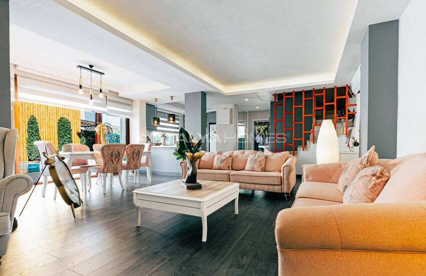 Fullt Möblerat Parhus Med Privat Pool I Kadriye 13