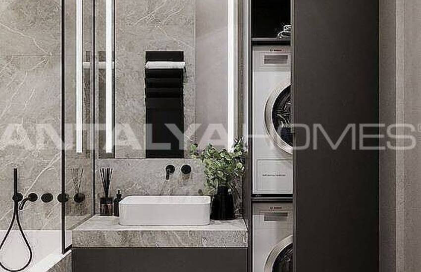 آپارتمان لوکس در یک مجتمع با استخر مشترک در بلک 6