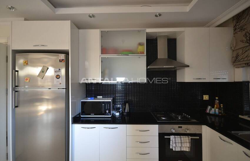 آپارتمان مبله شیک با منظره دریا در آلانیا، آنتالیا 21