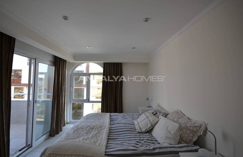 آپارتمان مبله شیک با منظره دریا در آلانیا، آنتالیا 29