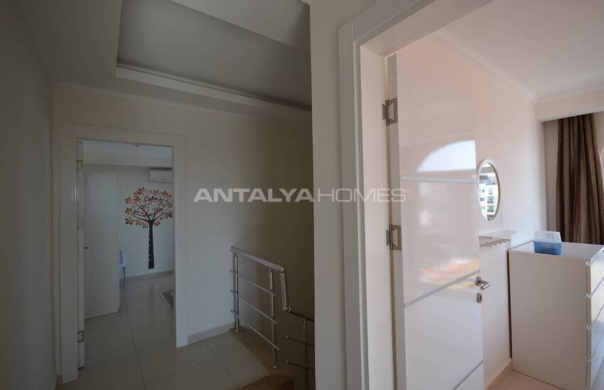 آپارتمان مبله شیک با منظره دریا در آلانیا، آنتالیا 32