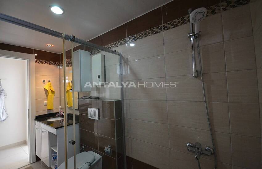 آپارتمان مبله شیک با منظره دریا در آلانیا، آنتالیا 37
