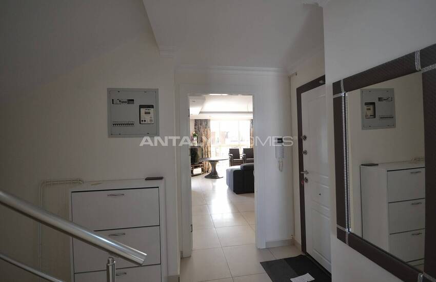 آپارتمان مبله شیک با منظره دریا در آلانیا، آنتالیا 41