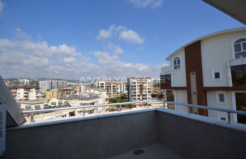 آپارتمان مبله شیک با منظره دریا در آلانیا، آنتالیا 45