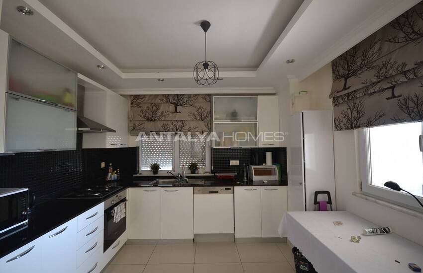 آپارتمان مبله شیک با منظره دریا در آلانیا، آنتالیا 13