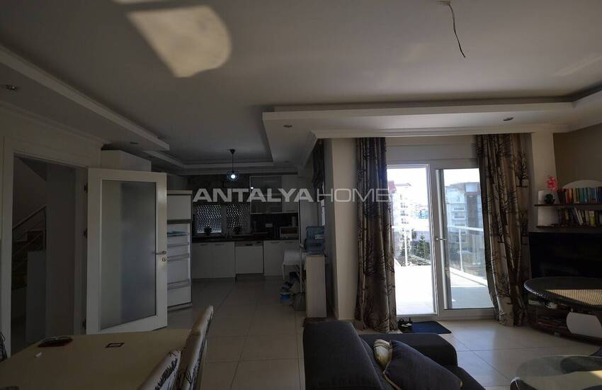 آپارتمان مبله شیک با منظره دریا در آلانیا، آنتالیا 14