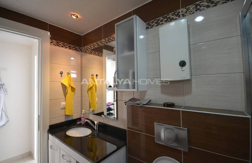 آپارتمان مبله شیک با منظره دریا در آلانیا، آنتالیا 16