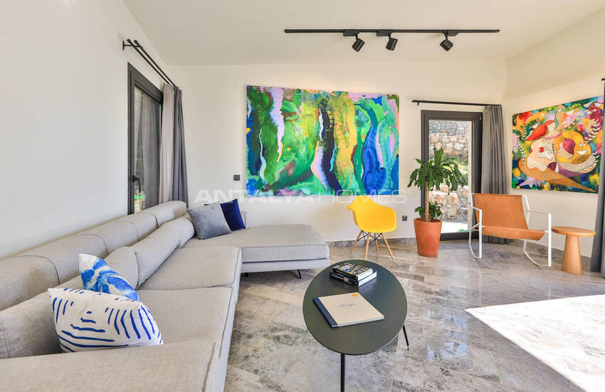 فلل حائزة على جوائز في أنطاليا كاش مطلة على البحر بتصميمها المميز 19