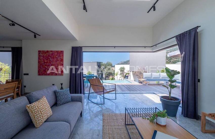 فلل حائزة على جوائز في أنطاليا كاش مطلة على البحر بتصميمها المميز 20