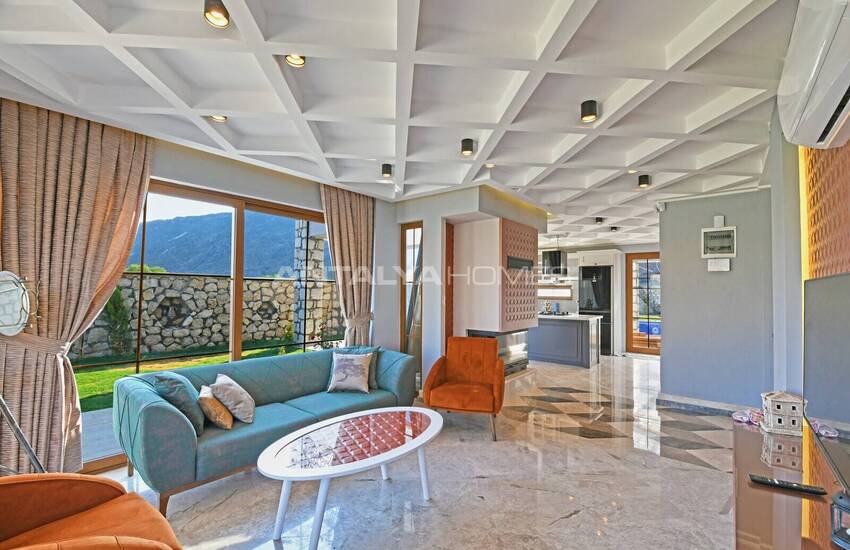 2+1 Isolerad Villa Med Utrustad Inredning På 1876 M² Mark I Kas Kalkan 24