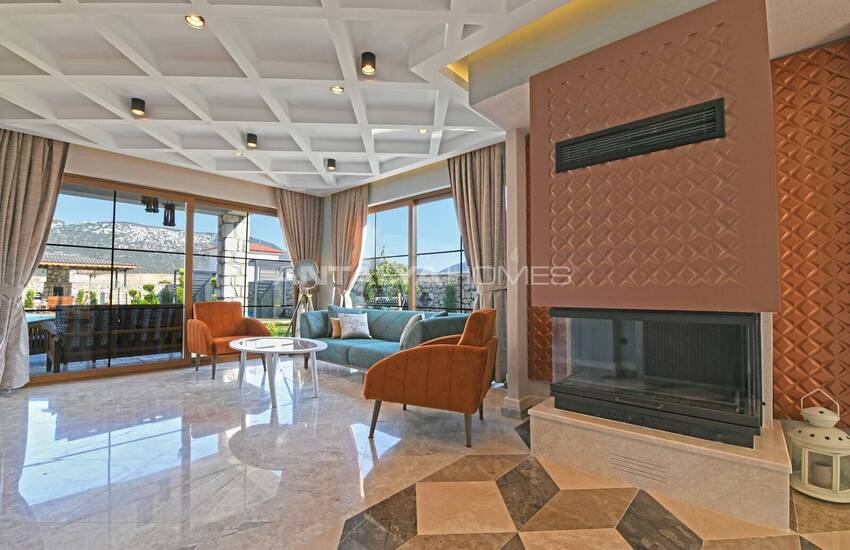 2+1 Isolerad Villa Med Utrustad Inredning På 1876 M² Mark I Kas Kalkan 22