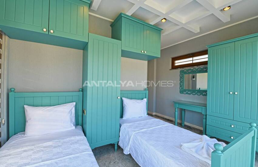 2+1 Isolerad Villa Med Utrustad Inredning På 1876 M² Mark I Kas Kalkan 30