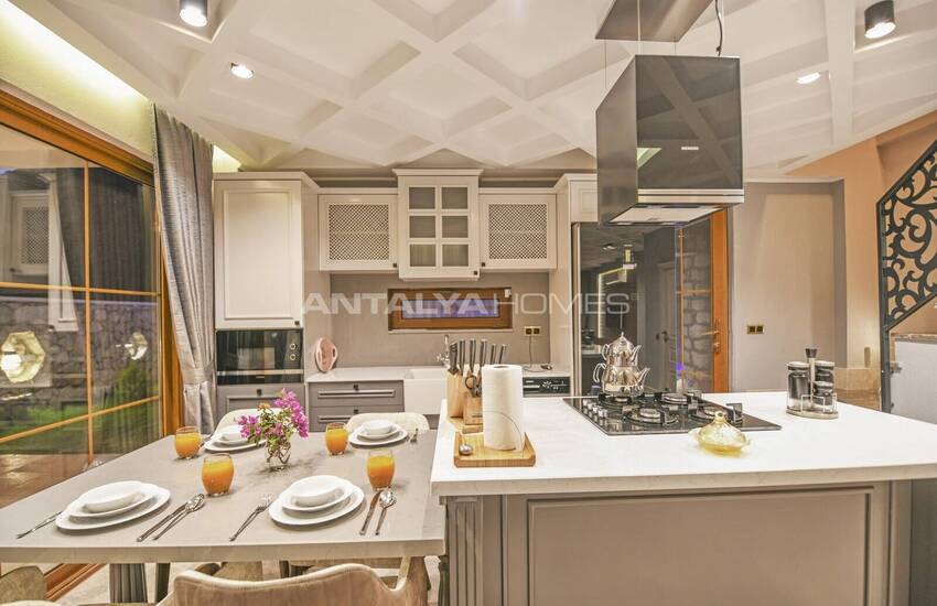 2+1 Isolerad Villa Med Utrustad Inredning På 1876 M² Mark I Kas Kalkan 26
