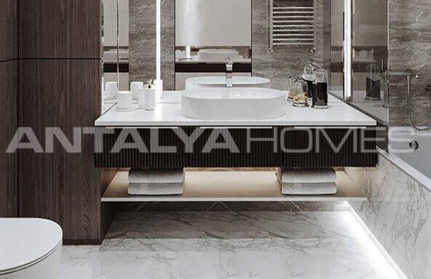 Villen Mit Fußbodenheizung Und Aufzug In Antalya Dosemealti 21