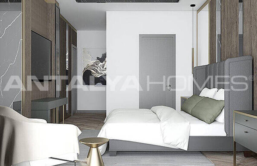 Villen Mit Fußbodenheizung Und Aufzug In Antalya Dosemealti 22