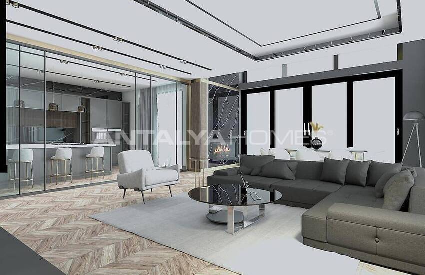 Villen Mit Fußbodenheizung Und Aufzug In Antalya Dosemealti 13