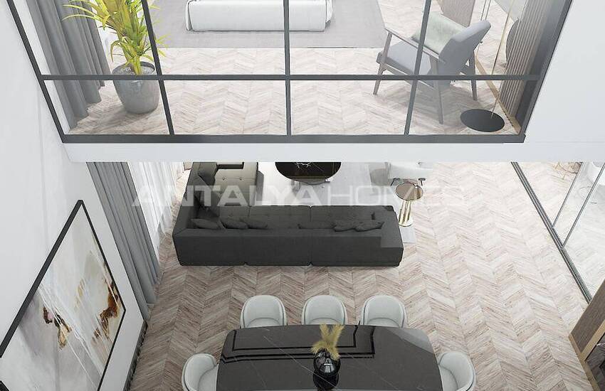 Villen Mit Fußbodenheizung Und Aufzug In Antalya Dosemealti 14