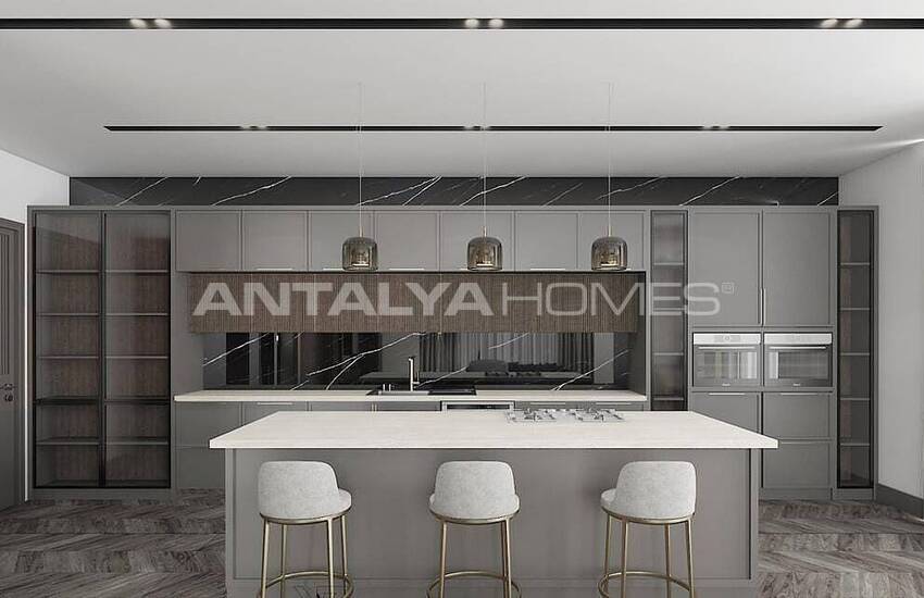 Villen Mit Fußbodenheizung Und Aufzug In Antalya Dosemealti 15