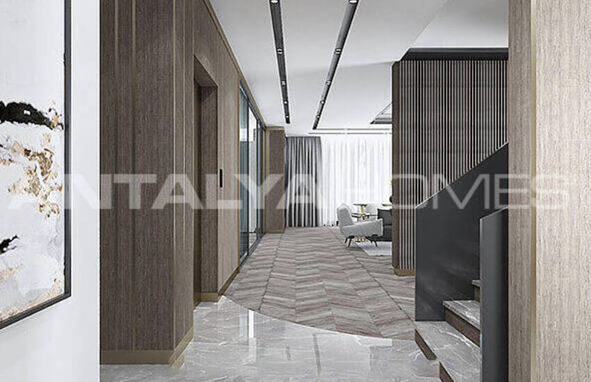 Villen Mit Fußbodenheizung Und Aufzug In Antalya Dosemealti 16