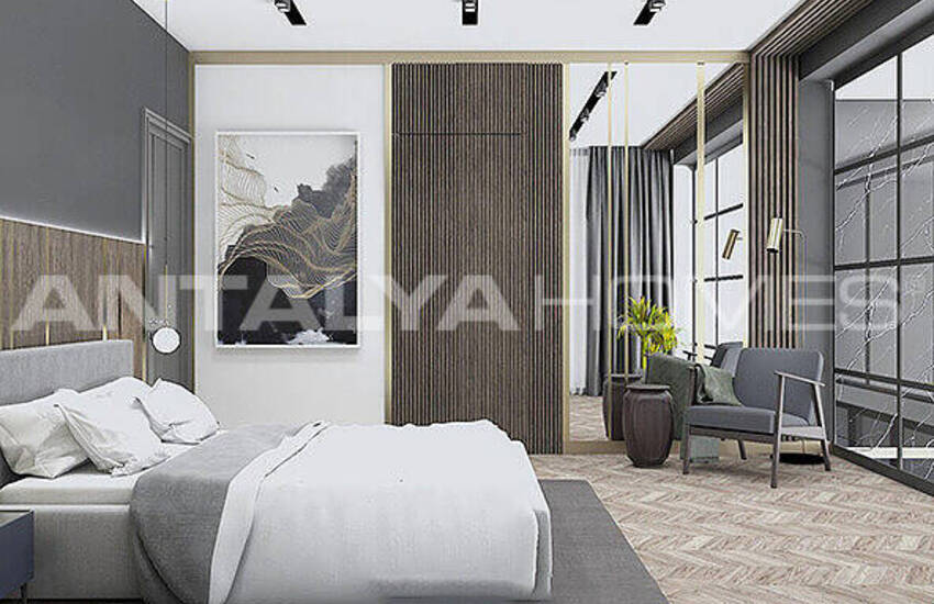 Villen Mit Fußbodenheizung Und Aufzug In Antalya Dosemealti 18