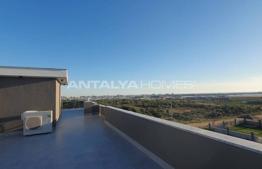 Aksu Kemerağzı'nda Deniz Manzaralı Lüks Müstakil Villa 9