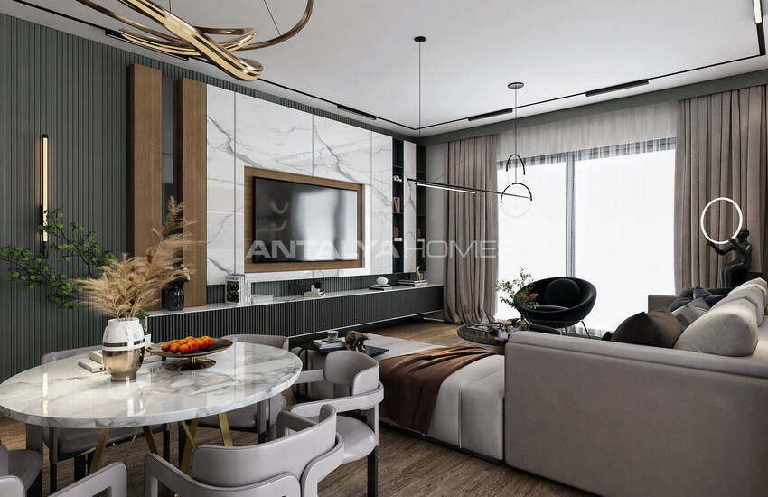 New Apartments in an Elite Complex in Antalya Aksu 7