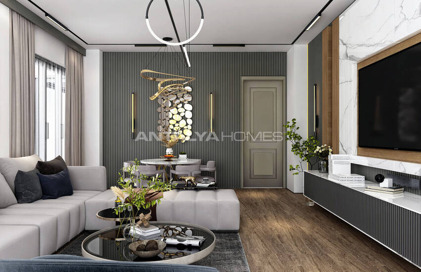New Apartments in an Elite Complex in Antalya Aksu 8