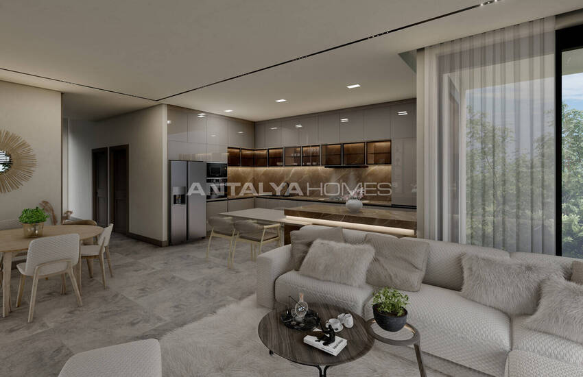 فيلات فاخرة منفصلة مع حمام سباحة خاص في دوزليرشامي، دوشمالتي، أنطاليا 29