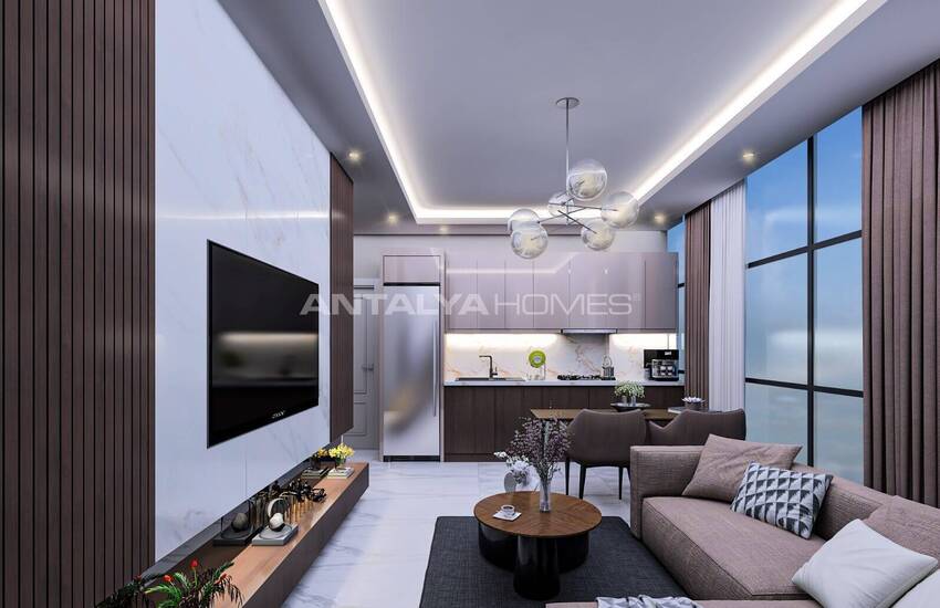 آپارتمان های لوکس در یک مجتمع با امکانات هتل در آلانیا 22