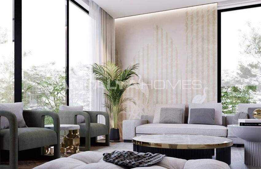 خانه های لوکس با سونا و جکوزی در آنتالیا، دوشمالتی 10