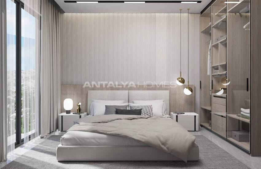 Konyaaltı Hurma'da Havuzlu Binada Yerden Isıtmalı Daireler 13