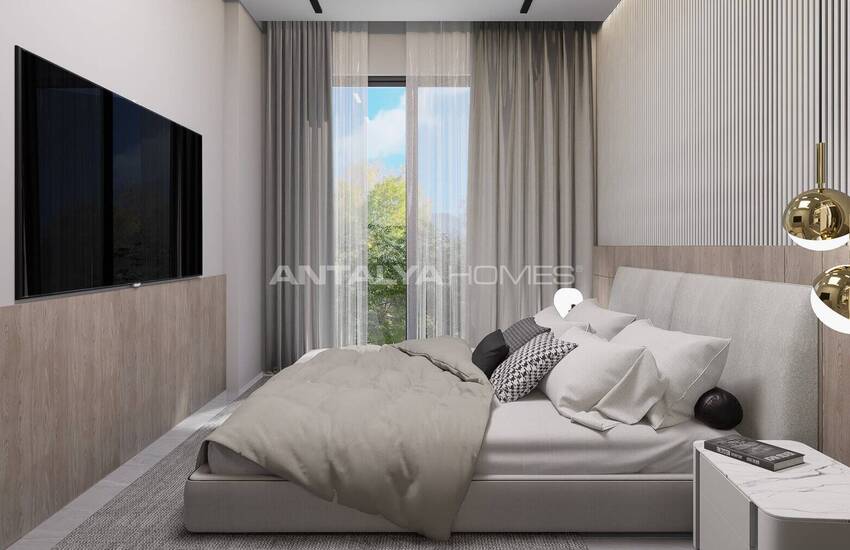 Konyaaltı Hurma'da Havuzlu Binada Yerden Isıtmalı Daireler 16