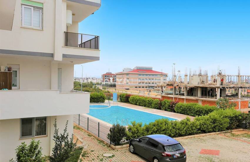 Меблированная Квартира на Среднем Этаже с Балконом в Кепезе 15