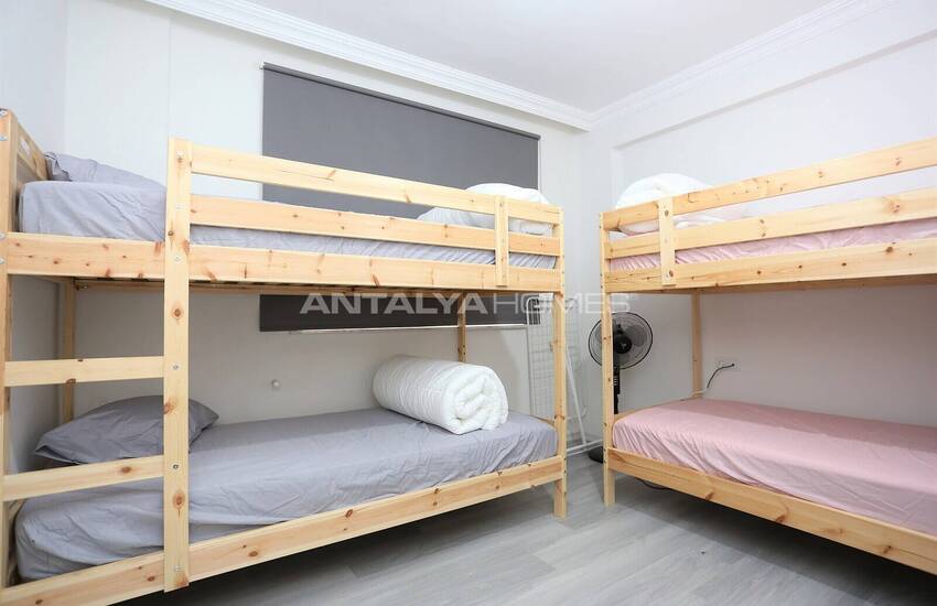 Меблированная Квартира на Среднем Этаже с Балконом в Кепезе 10