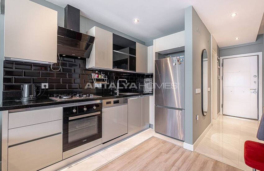 Fully Furnished Flat with Pool Near Lara Beach in Kundu 23