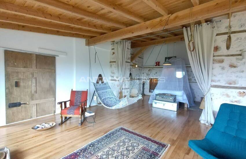 Каменный Дом с Садом в 5 км от Центра Каша, Анталия 33