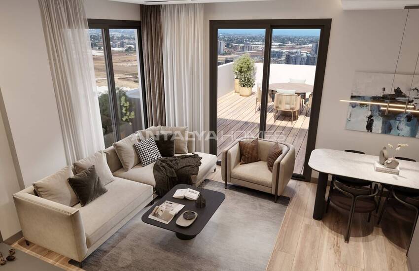 Investment Apartments with 400 M² Pool in Antalya Aksu 18