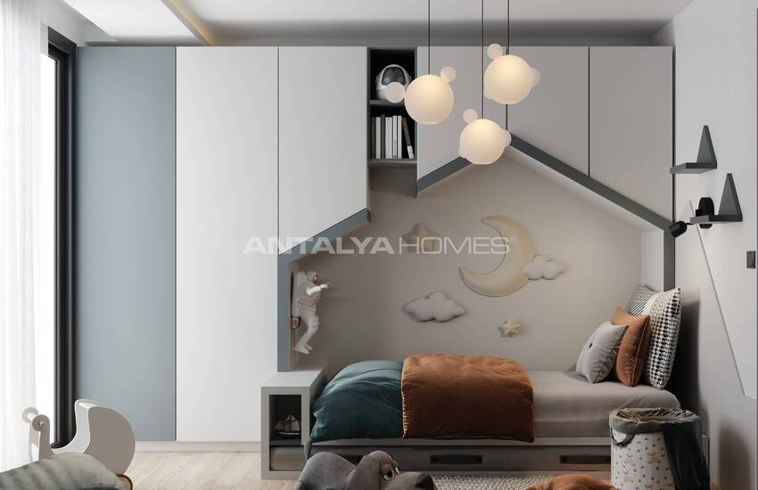 Investment Apartments with 400 M² Pool in Antalya Aksu 19