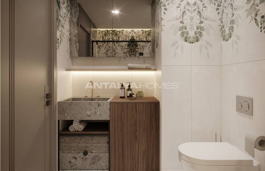 Investment Apartments with 400 M² Pool in Antalya Aksu 21