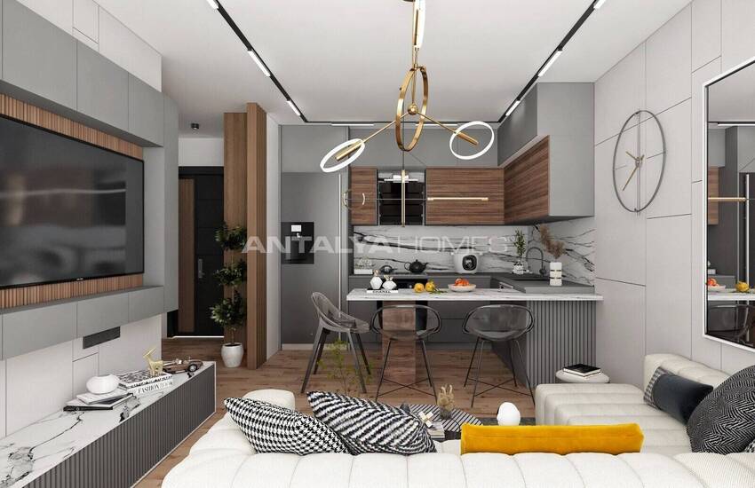 Fastigheter Med Privat Trädgård I Ett Komplex I Antalya Aksu 12