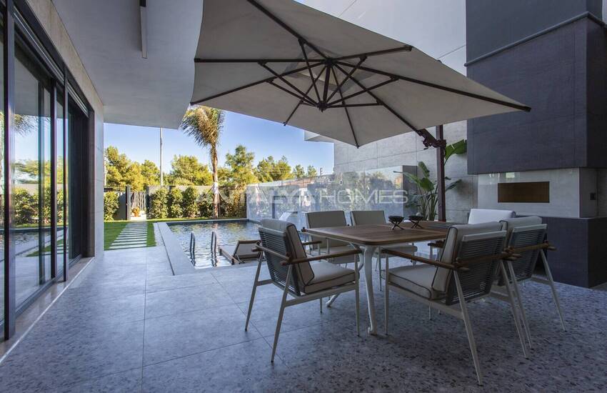 Detached Villas with Private Pool in Antalya Dosemealti 22