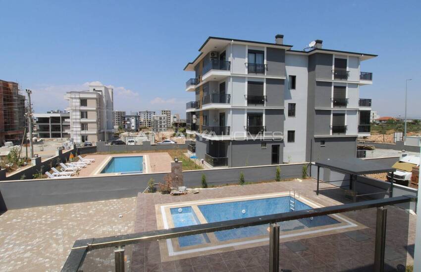 Ruime Appartementen In Antalya Altintas In Een Enkel Blok 24