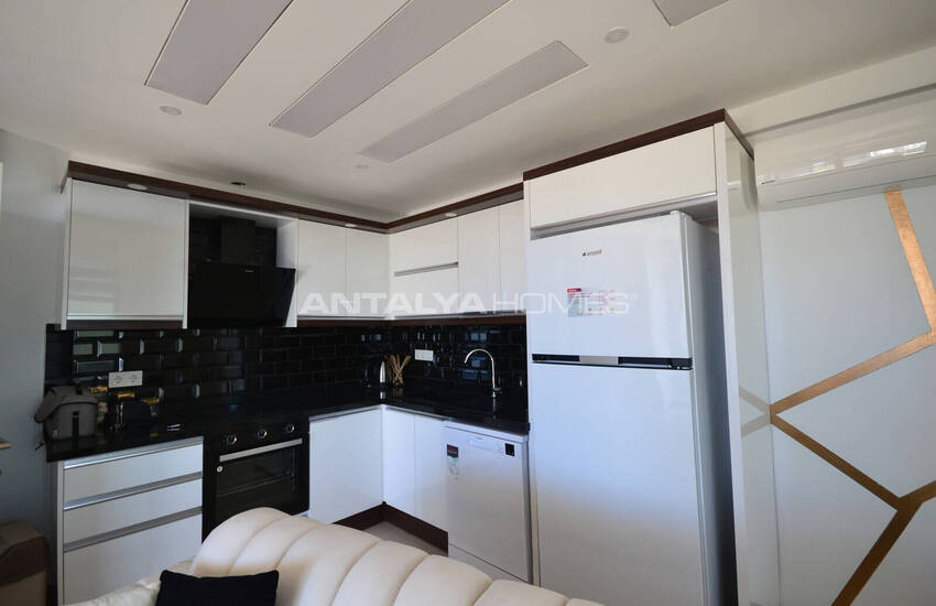 آپارتمان با دید دریا در مجتمعی در محمودلار آلانیا 29