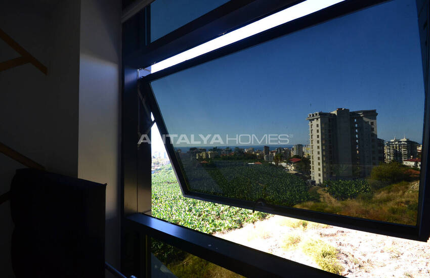 آپارتمان با دید دریا در مجتمعی در محمودلار آلانیا 37