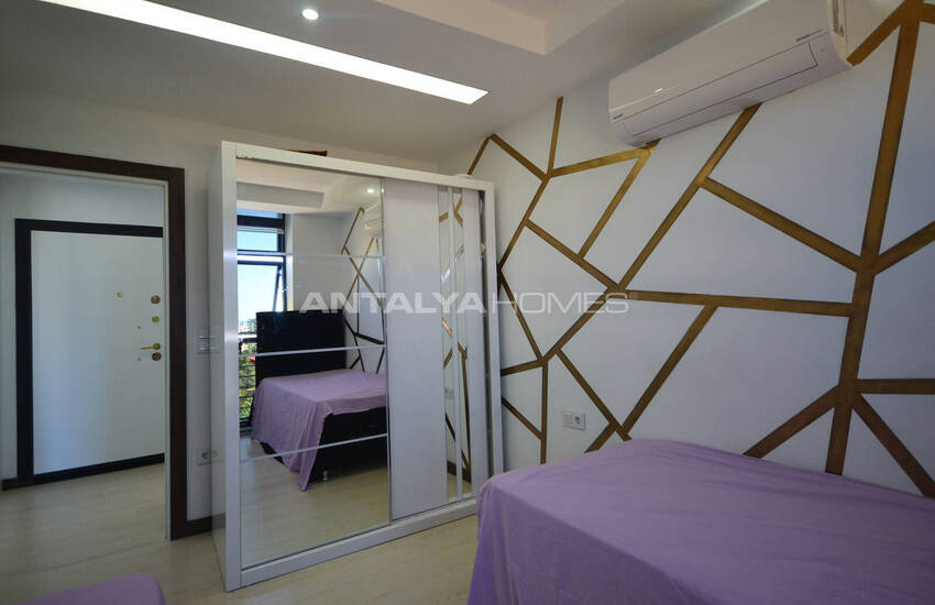 آپارتمان با دید دریا در مجتمعی در محمودلار آلانیا 36