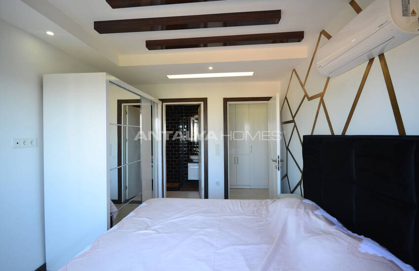 آپارتمان با دید دریا در مجتمعی در محمودلار آلانیا 40