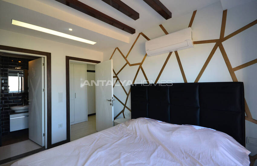 آپارتمان با دید دریا در مجتمعی در محمودلار آلانیا 39